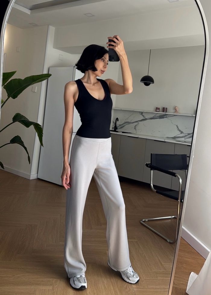 Velvet Straight Pants