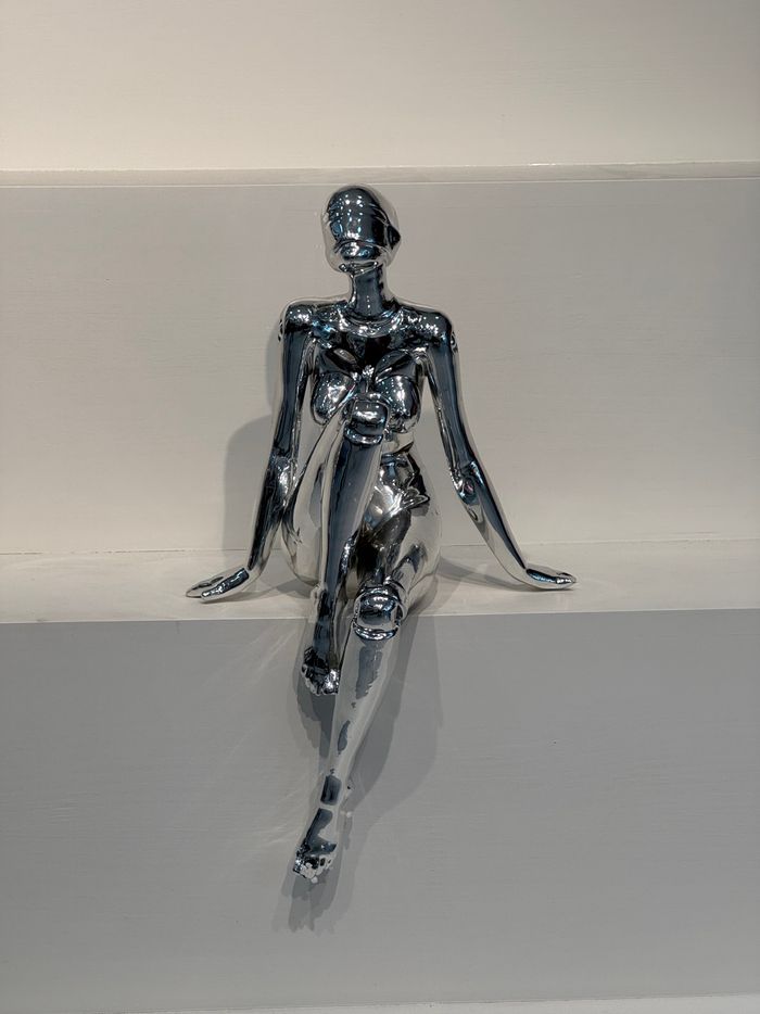 Metallic Abstract Figurine