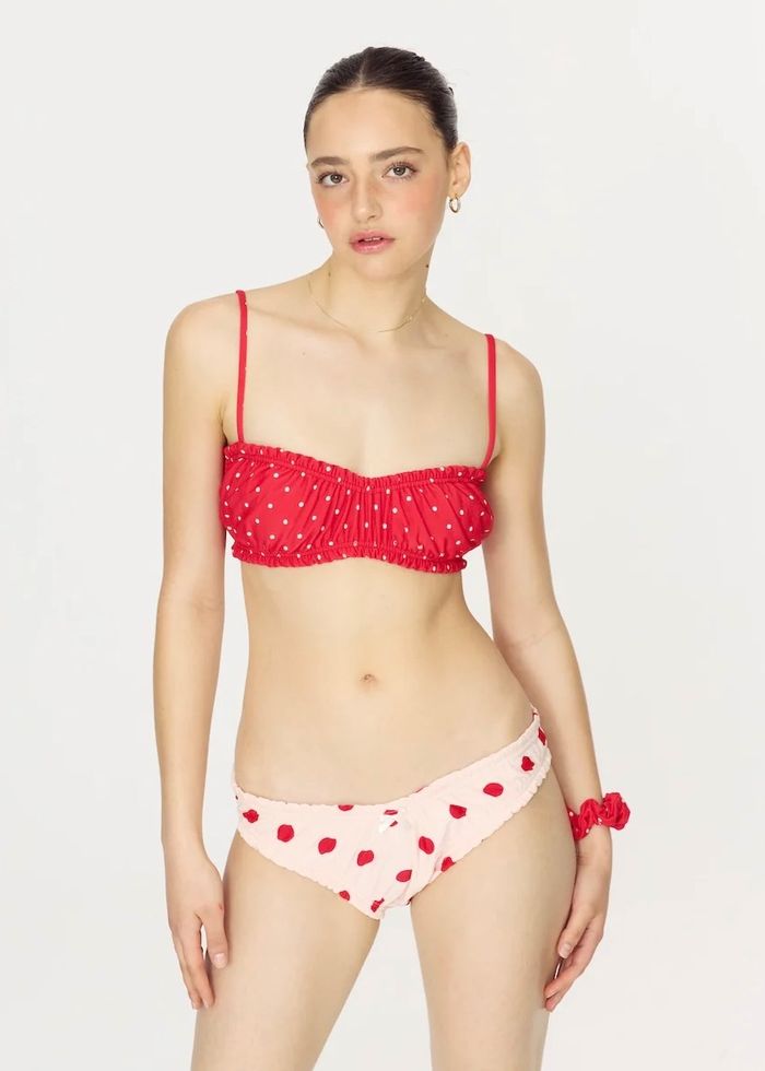 BLUSH BIKINI TOP - RUBY