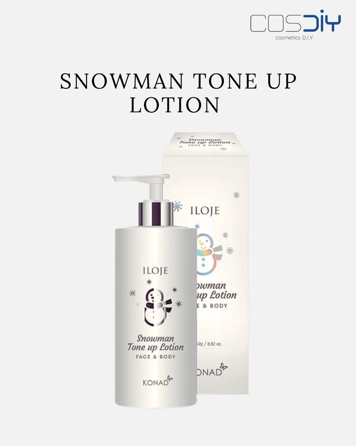 ILOJE Snowman Tone-Up Lotion Нүүр биеийн арьсны өнгө сэргээгч (Tone up) 250мл