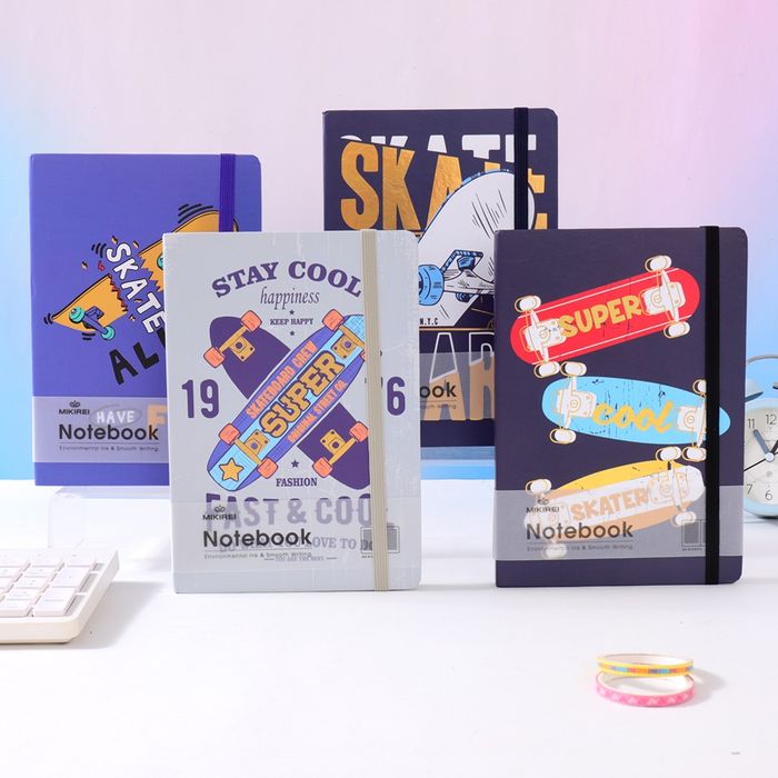 Street Skateboard Hardcover Lined Notebook A5 96 Sheets