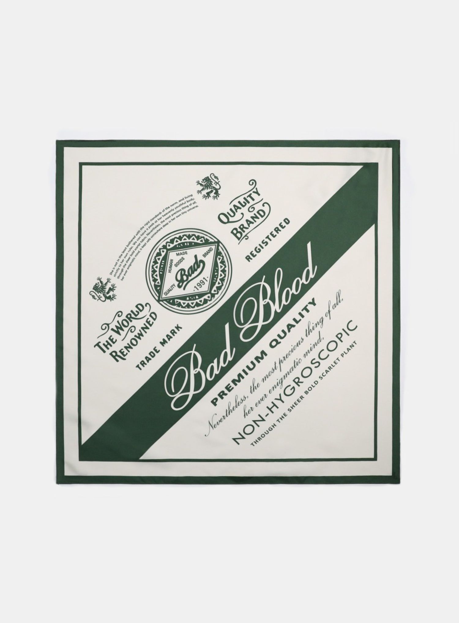 Premium Classic Logo Scarf - Green