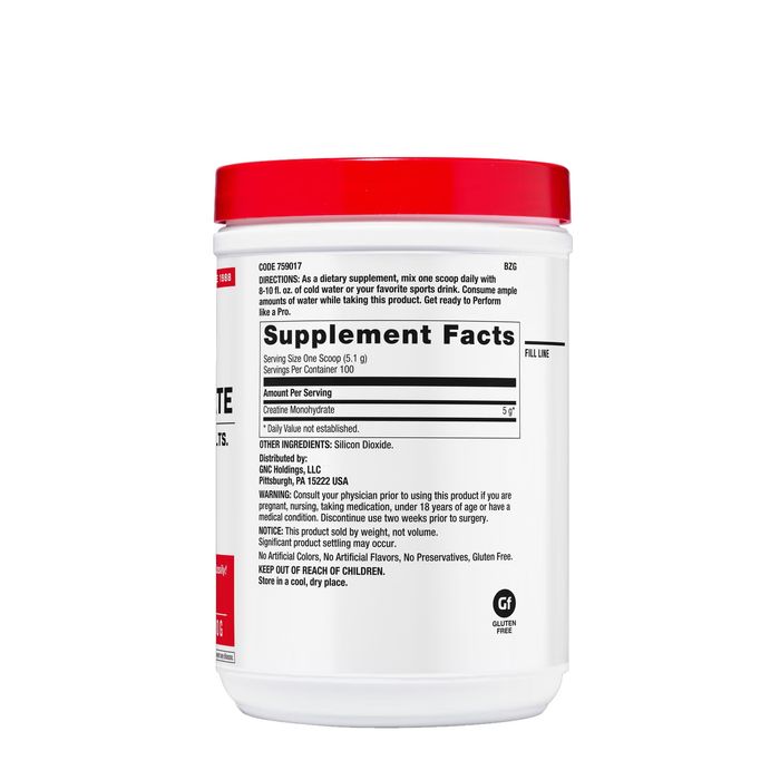 GNC Pro Creatine Monohydrate (100 Servings)