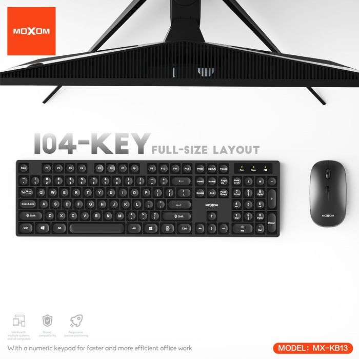 Moxom KB13 Утасгүй Гар & Хулгана