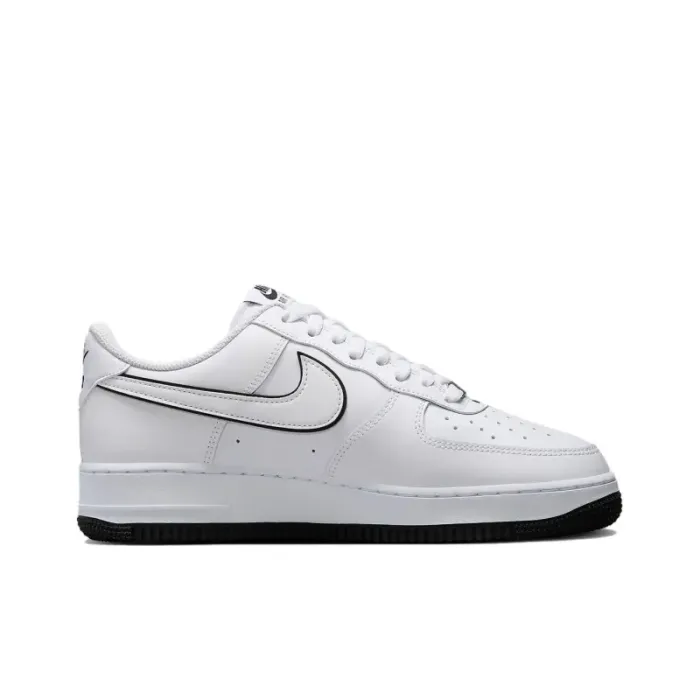 Nike Air Force 1 '07 Low White Black Outline Swoosh