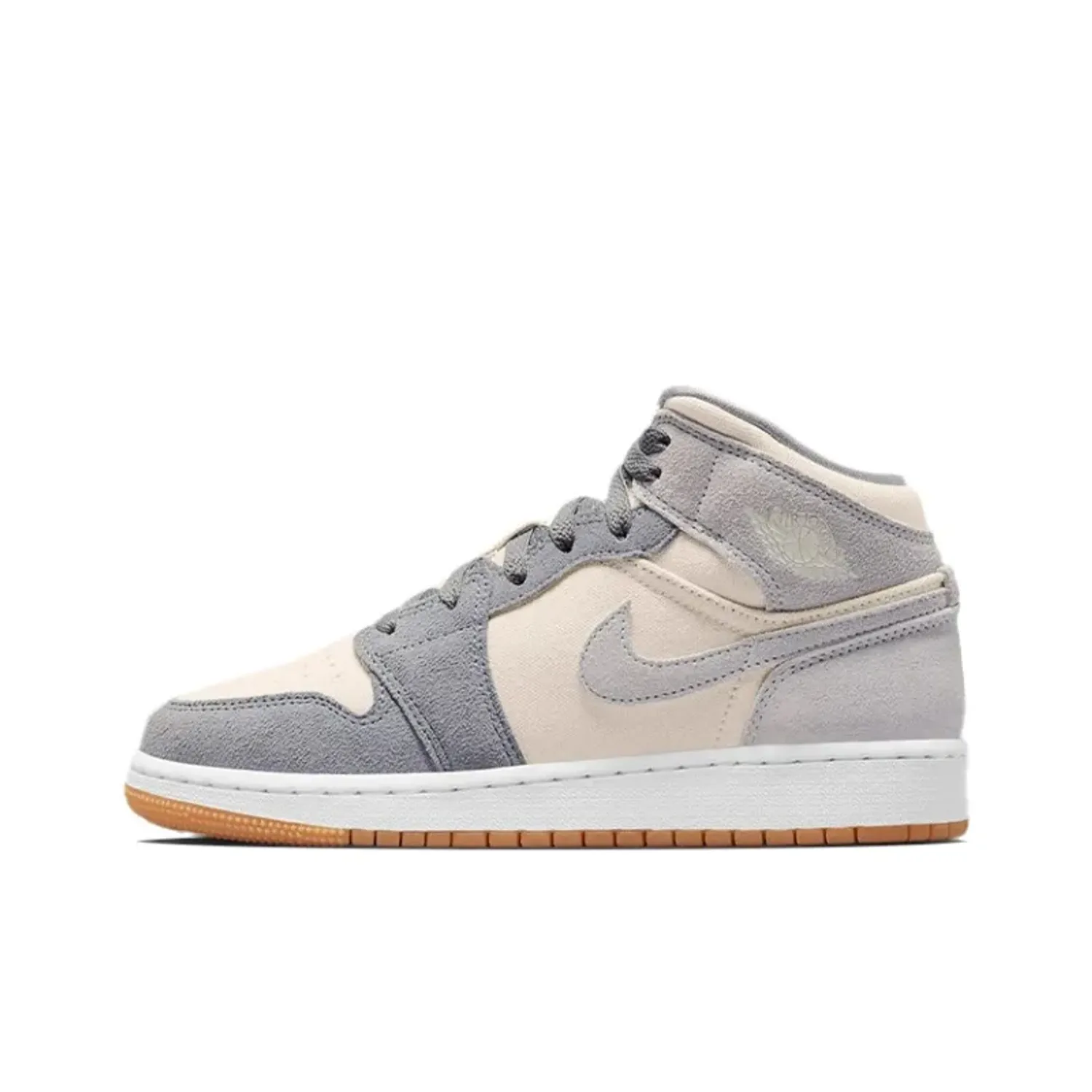 Jordan 1 Mid SE Coconut Milk Particle Grey GS