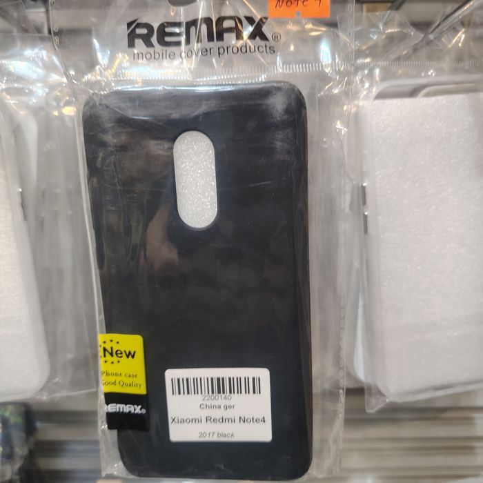 Redmi Note 4 Өнгөгүй & Хар Кэйс  