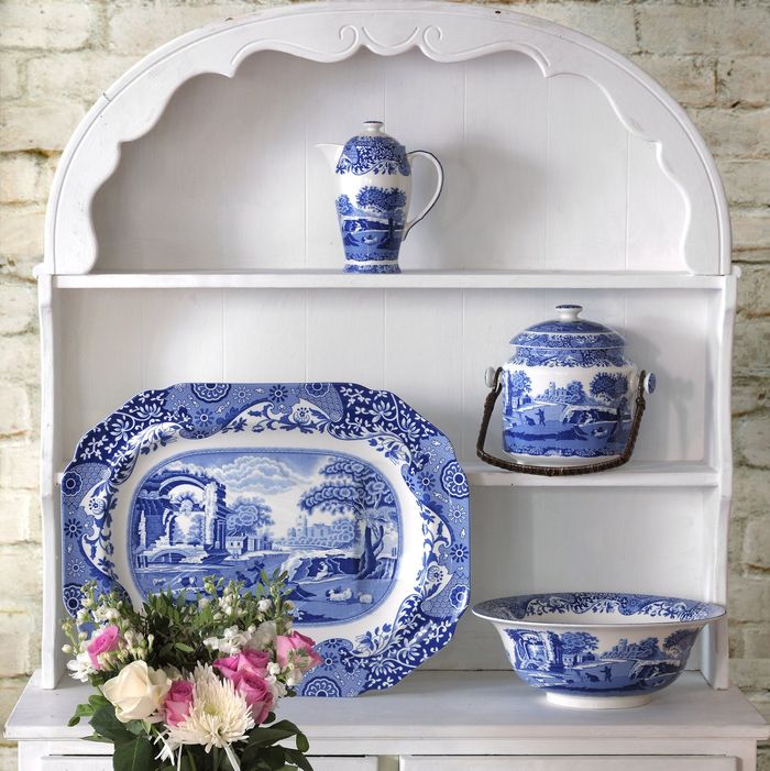 Oval Platter 41 cm Blue Italian 