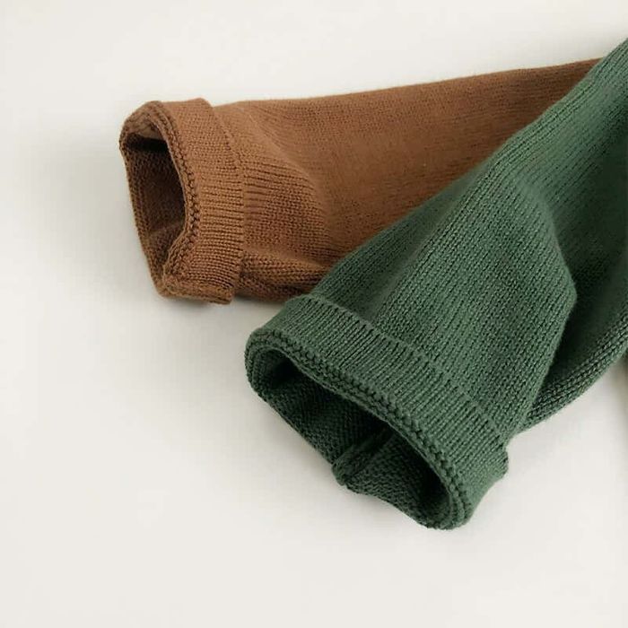 MQ ногоон ханцуйтай сүлжмэл цамц