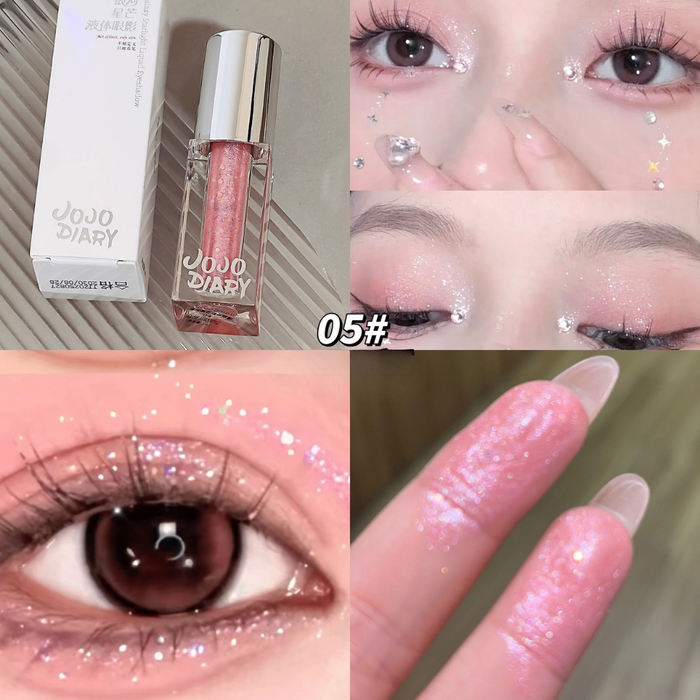 ✨ Нүдний гялалздаг шингэн саа (Jojo Diary Liquid Glitter Eyeshadow)