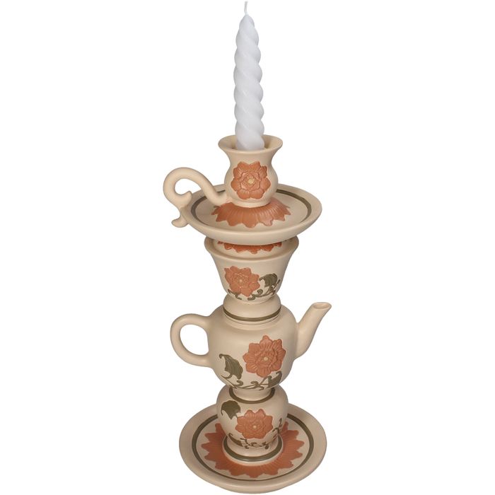 Гүц хийцтэй лааны суурь 15.2x14.8x33.5cm

