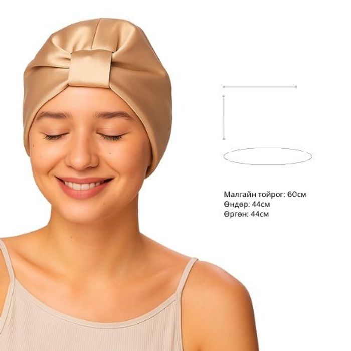 SILK SLEEP CAP / торгон малгай