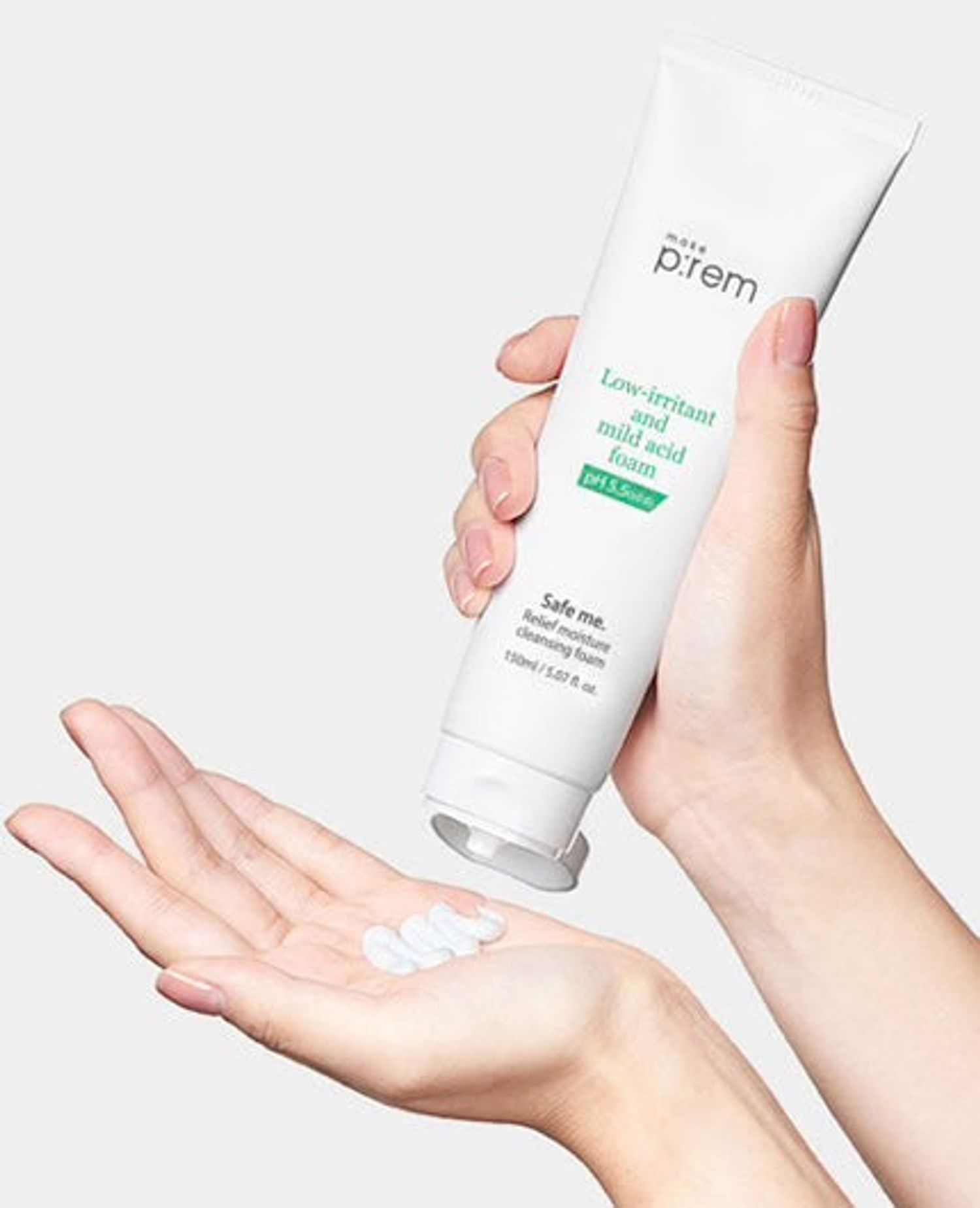MAKE P:REM low-irritant and mild acid foam 150 ml