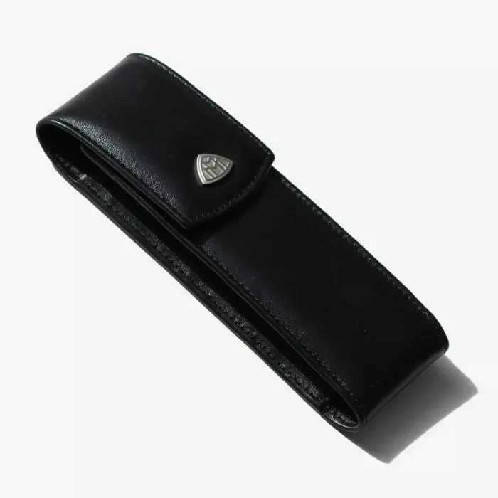 THE PEAK I Leather pouch for two pens 