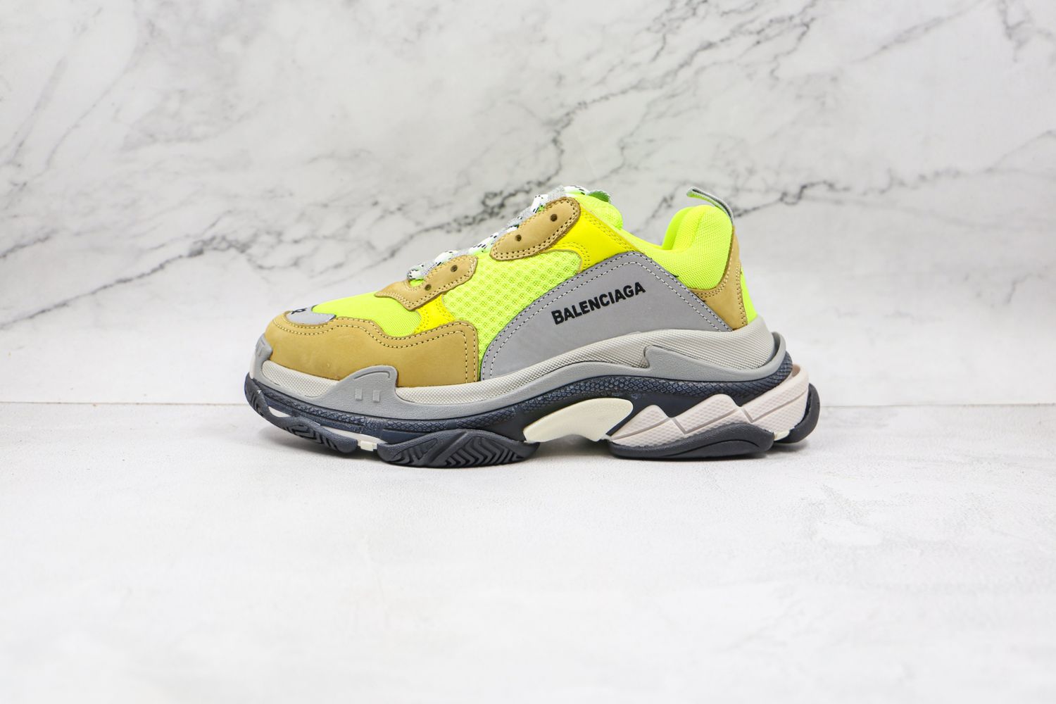 Balenciaga Triple S Neon Yellow