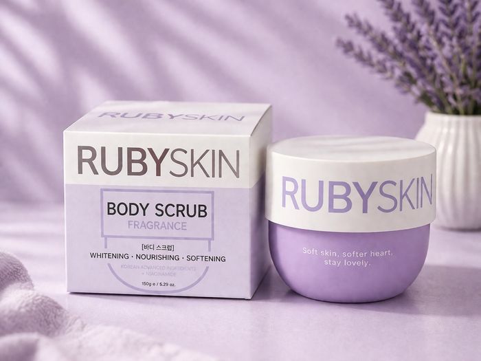 Rubyskin body scrub