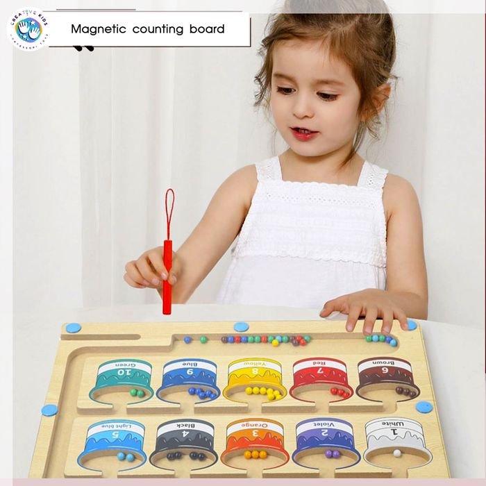 Өнгө, тоо сурах соронзон үзэгтэй самбар