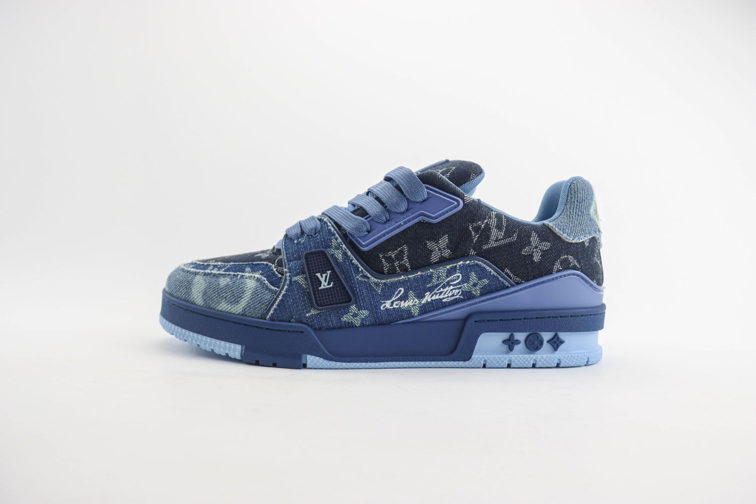 LV Trainer Sneaker (BLue & Black)