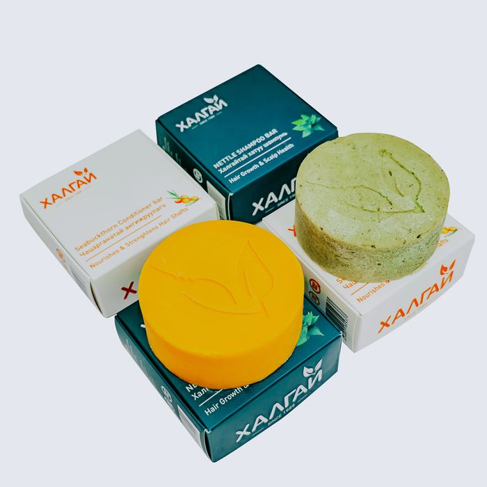 Хатуу шампунь & Хатуу ангижруулагч