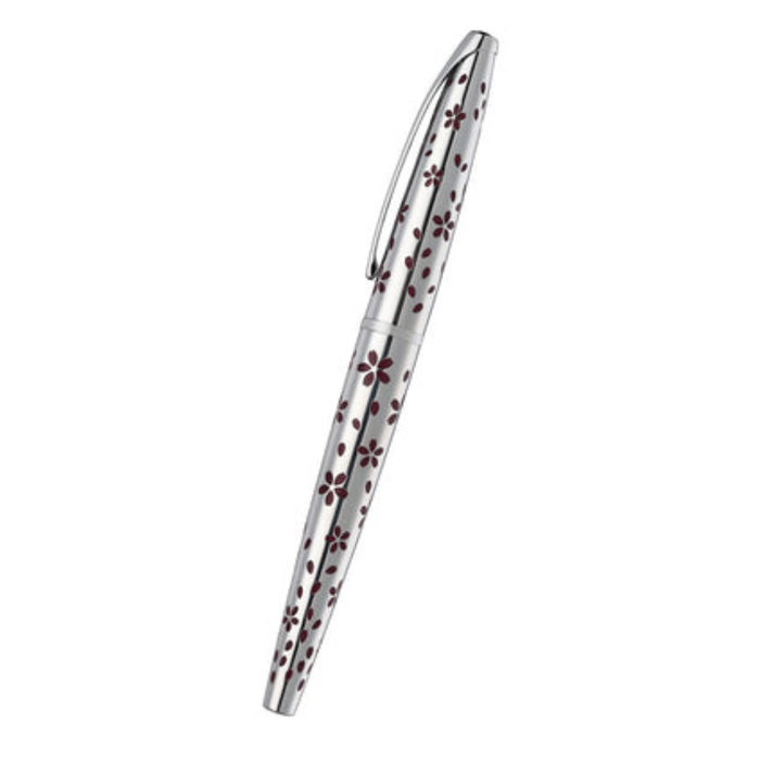 ATX® Cherry Blossom Polished Chrome with Polished Chrome Appointments Rollerball Pen 