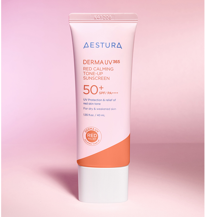 AESTURA Derma UV365 Red Calming Tone-up Sunscreen SPF50+ PA++++ 