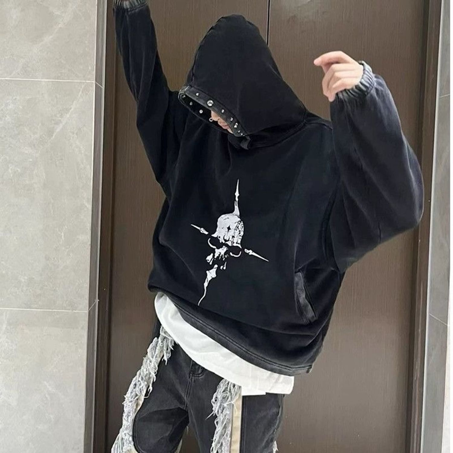 Unisex cotton hoodie цамц