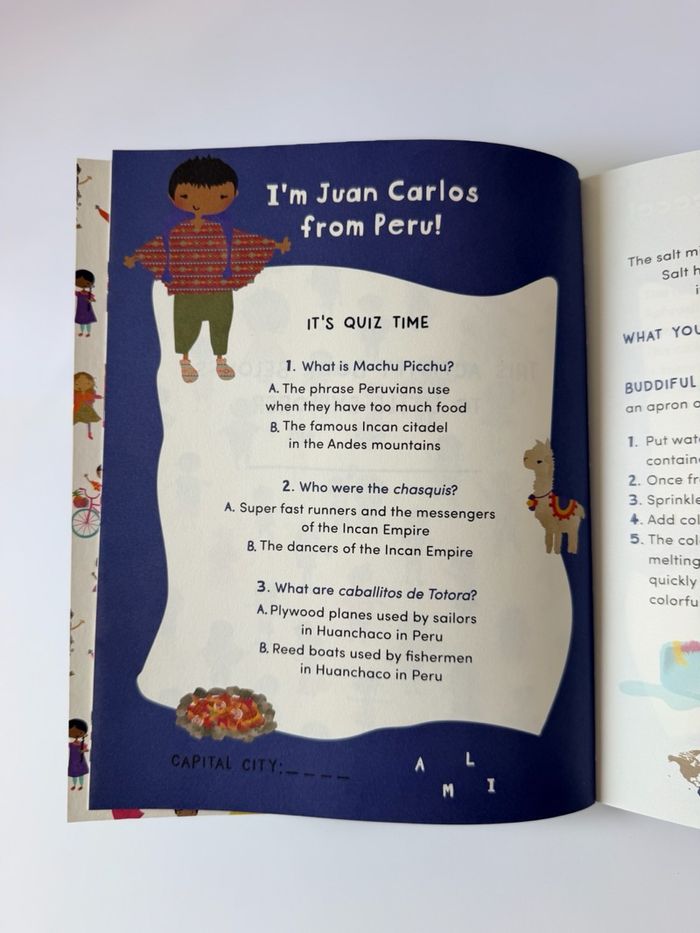 Around the world Activity Book
