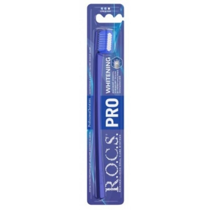 ROCS PRO Whitening дунд зэргийн үстэй шүдний сойз