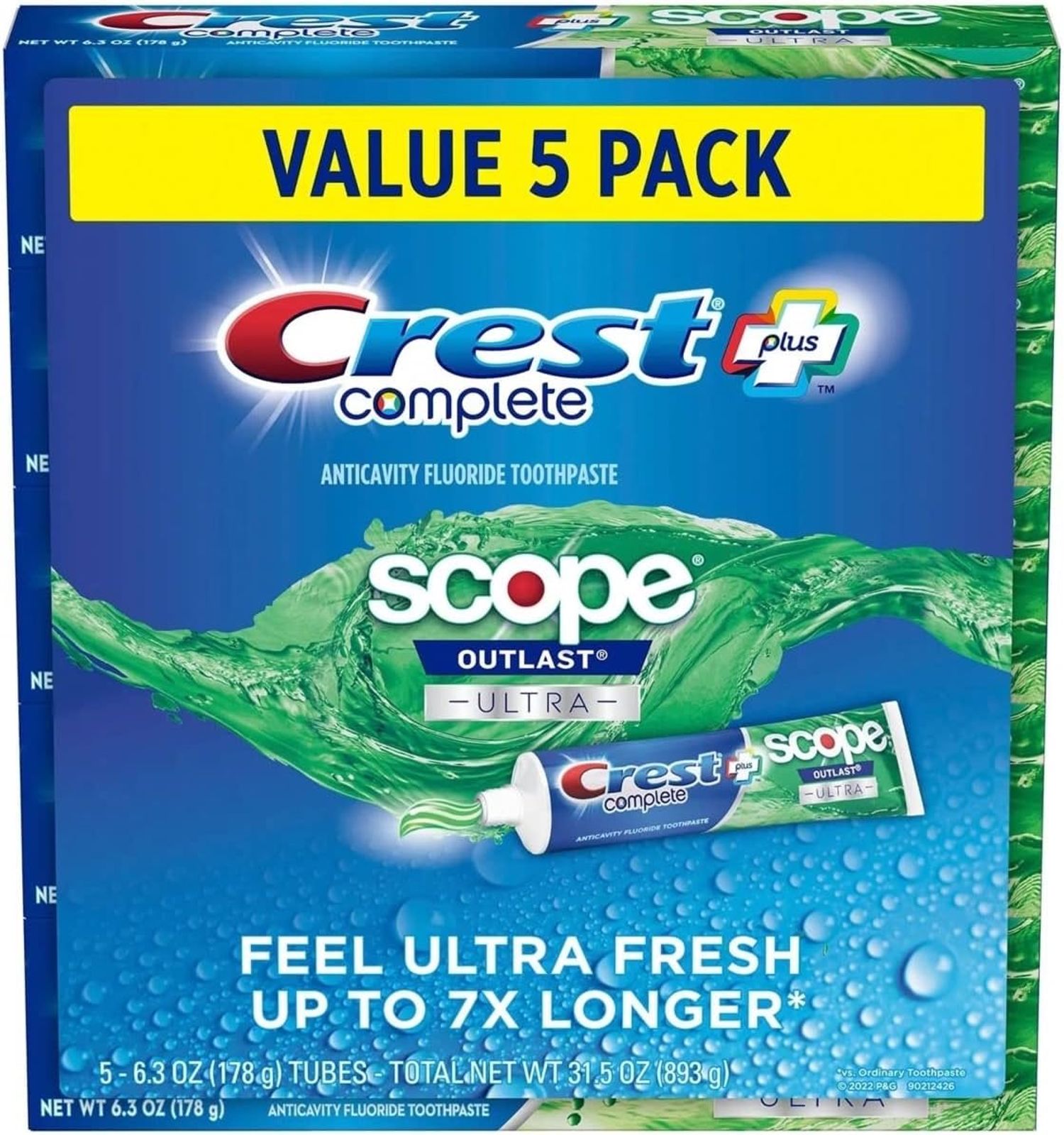 Crest Complete Scope Advanced toothpaste