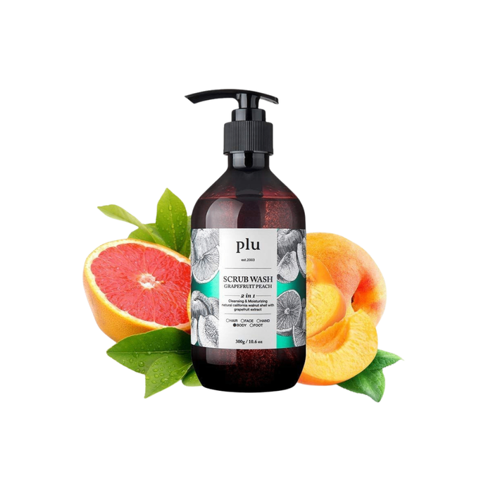 Plu Scrub Wash - Grapefruit Peach