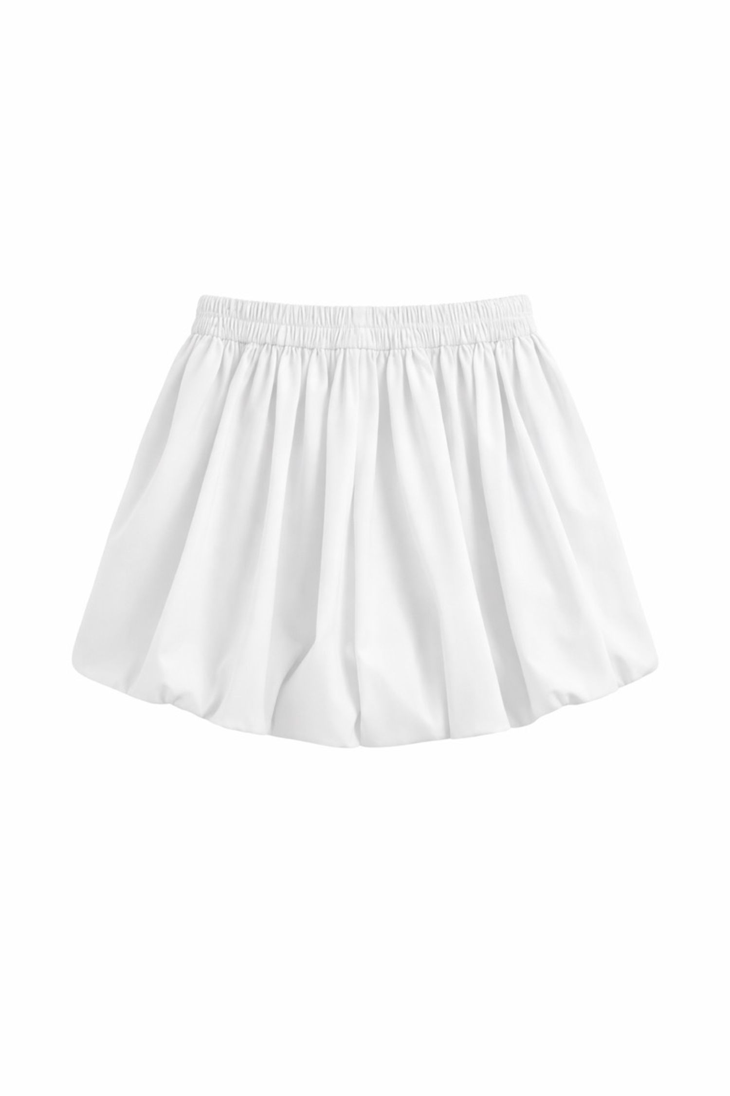 Bubble skirt / White / 