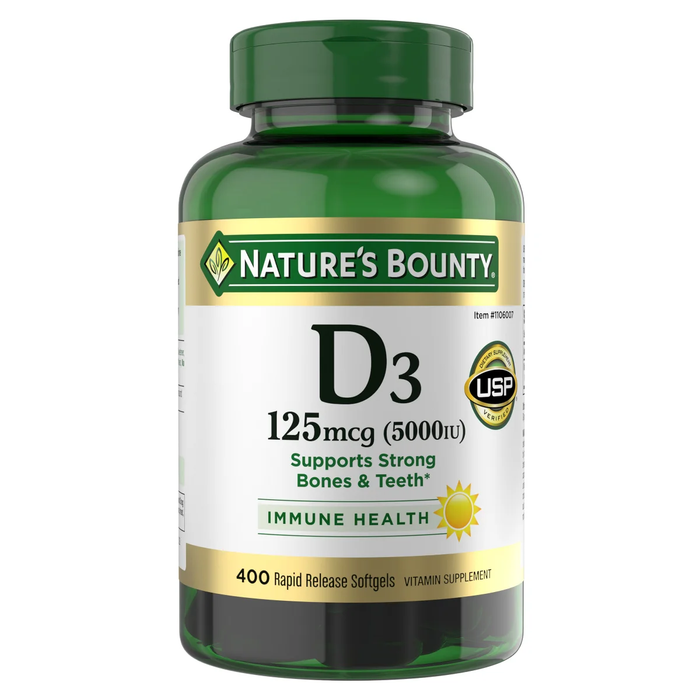 Nature's Bounty D3, 5000IU