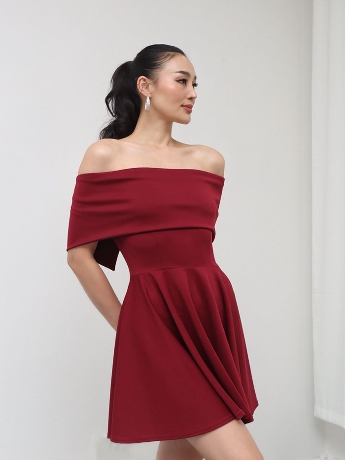 Classy Off shoulder mini dress