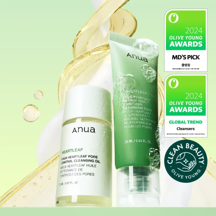 Anua Glass Skin Cleanse Duo