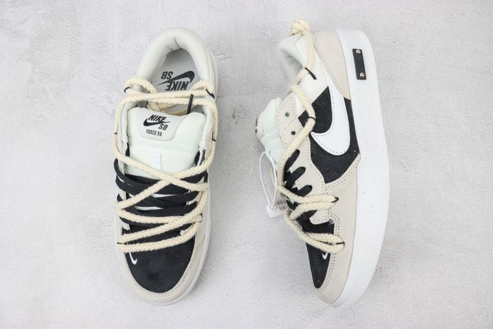 Nike SB Force 58 'Sleepy Penguin Grey Black White'