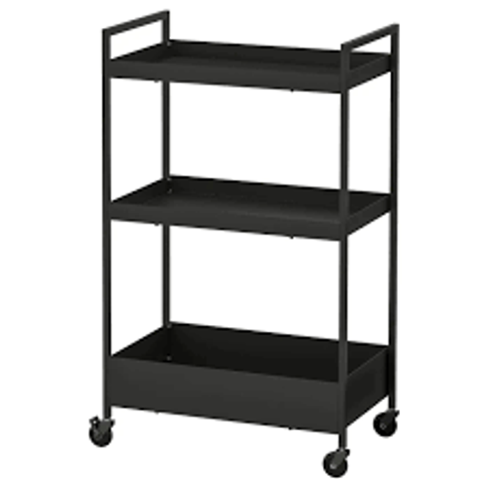 NISSAFORS Дугуйтай тавиур 50.5x30x83 хар