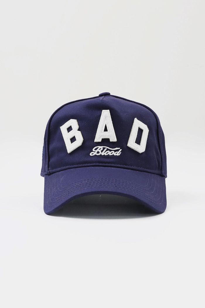 Bad bold logo ball cap - navy