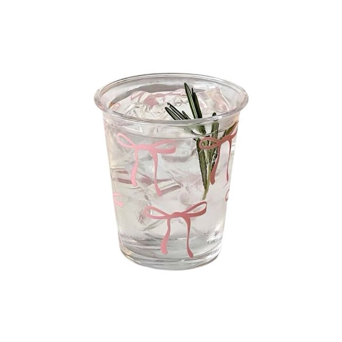 Bow coquette glass