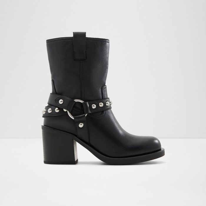 ALBAI-1-BLACK-Ladies Cas Boots
