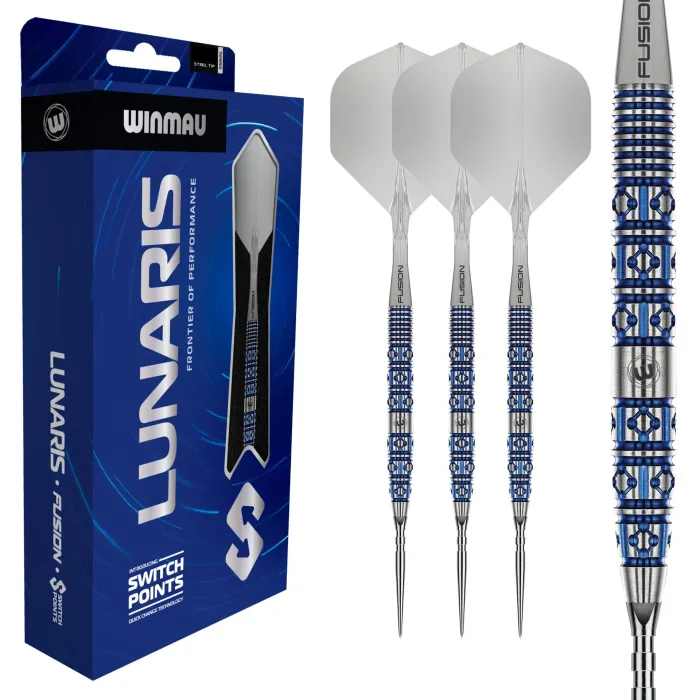 Winmau LUNARIS Switch Point Darts - Tapered Steel Tip