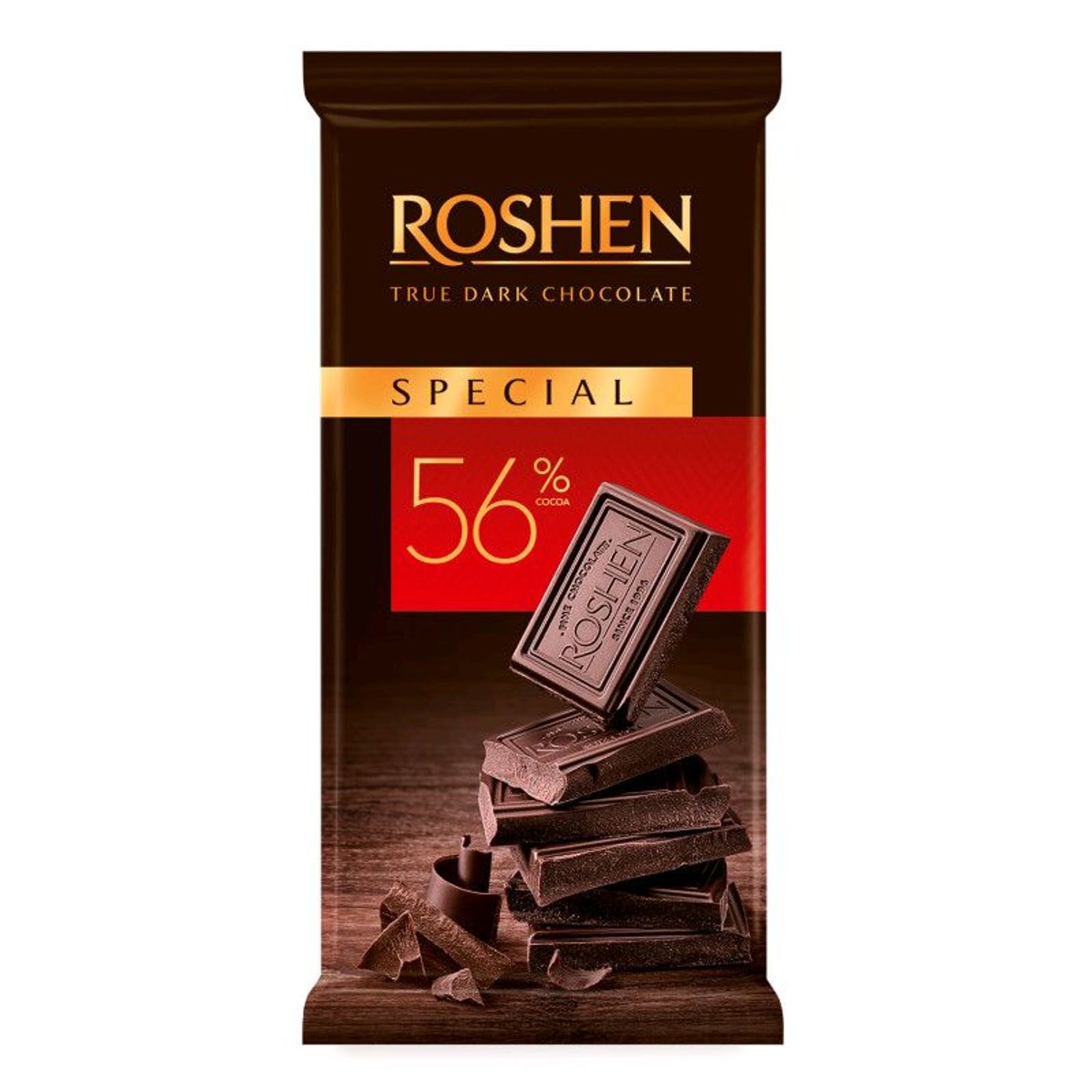 Шоколад Roshen 85гр 56% 80%