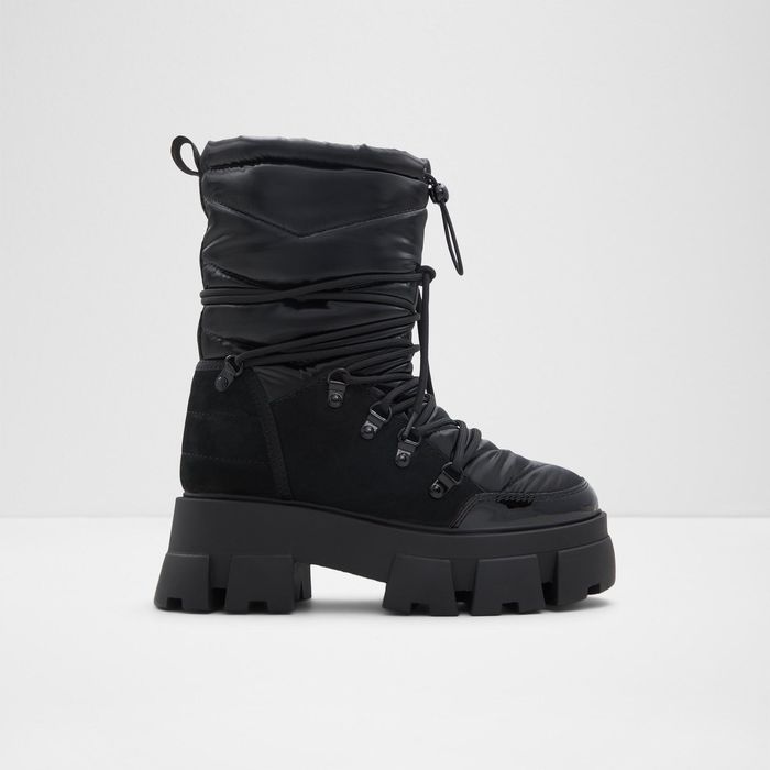 NORDICA-001-BLACK-Ladies Cas Boots