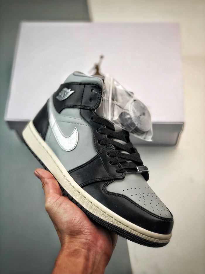 Air Jordan 1 Mid “Black Chrome”