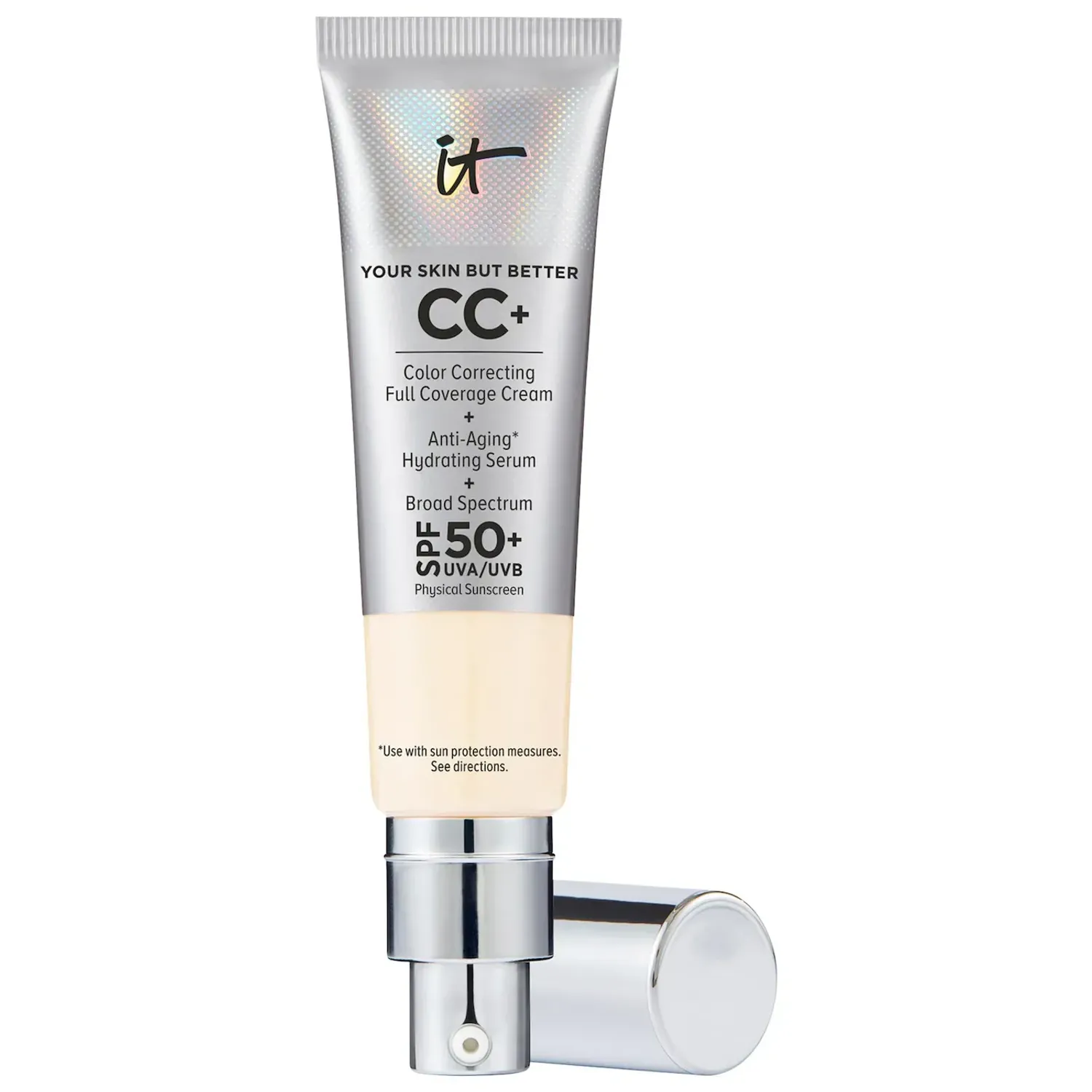 IT Cosmetics  CC+ Cream Full Coverage Color Correcting Foundation with SPF 50+