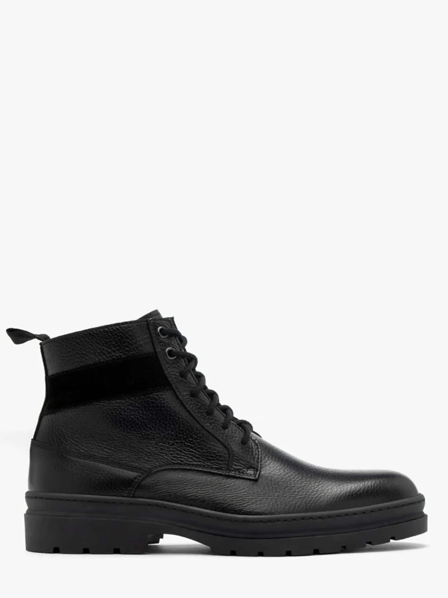Black casual men’s ankle boots