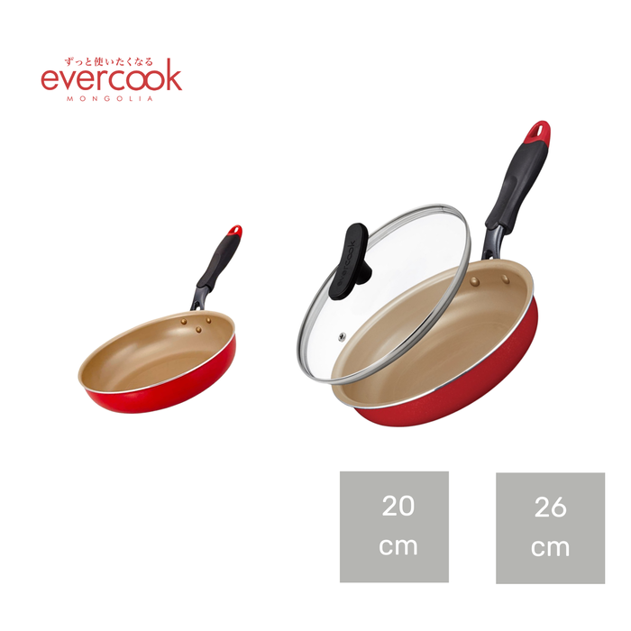 EVERCOOK Хос хайруулын тавгийн сет : 20см болон 26см хайруулын таваг 