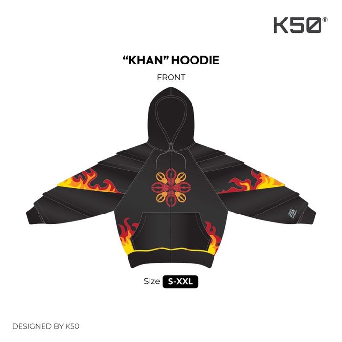Khan Zip-Up Hoodie