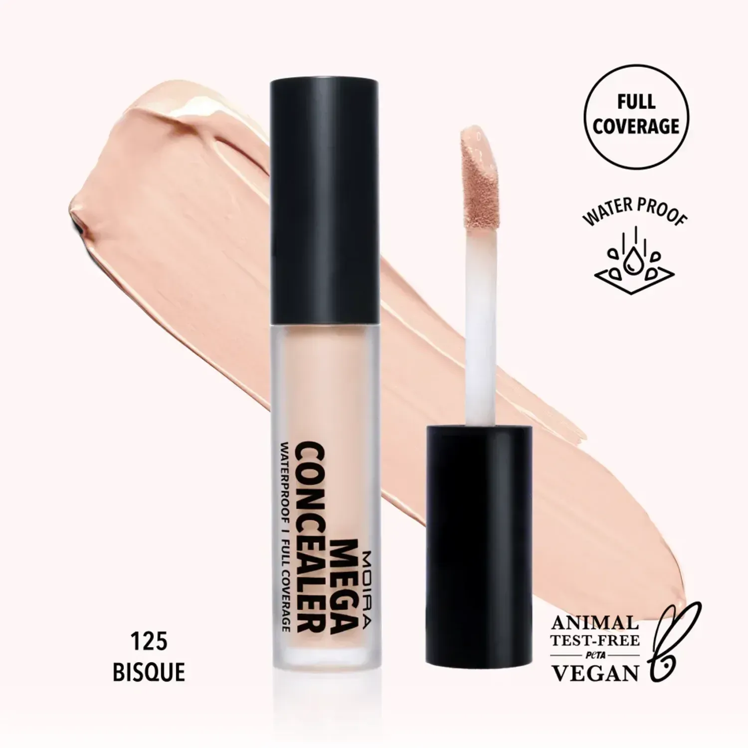 Moira Mega Waterproof concealer /125 bisque /