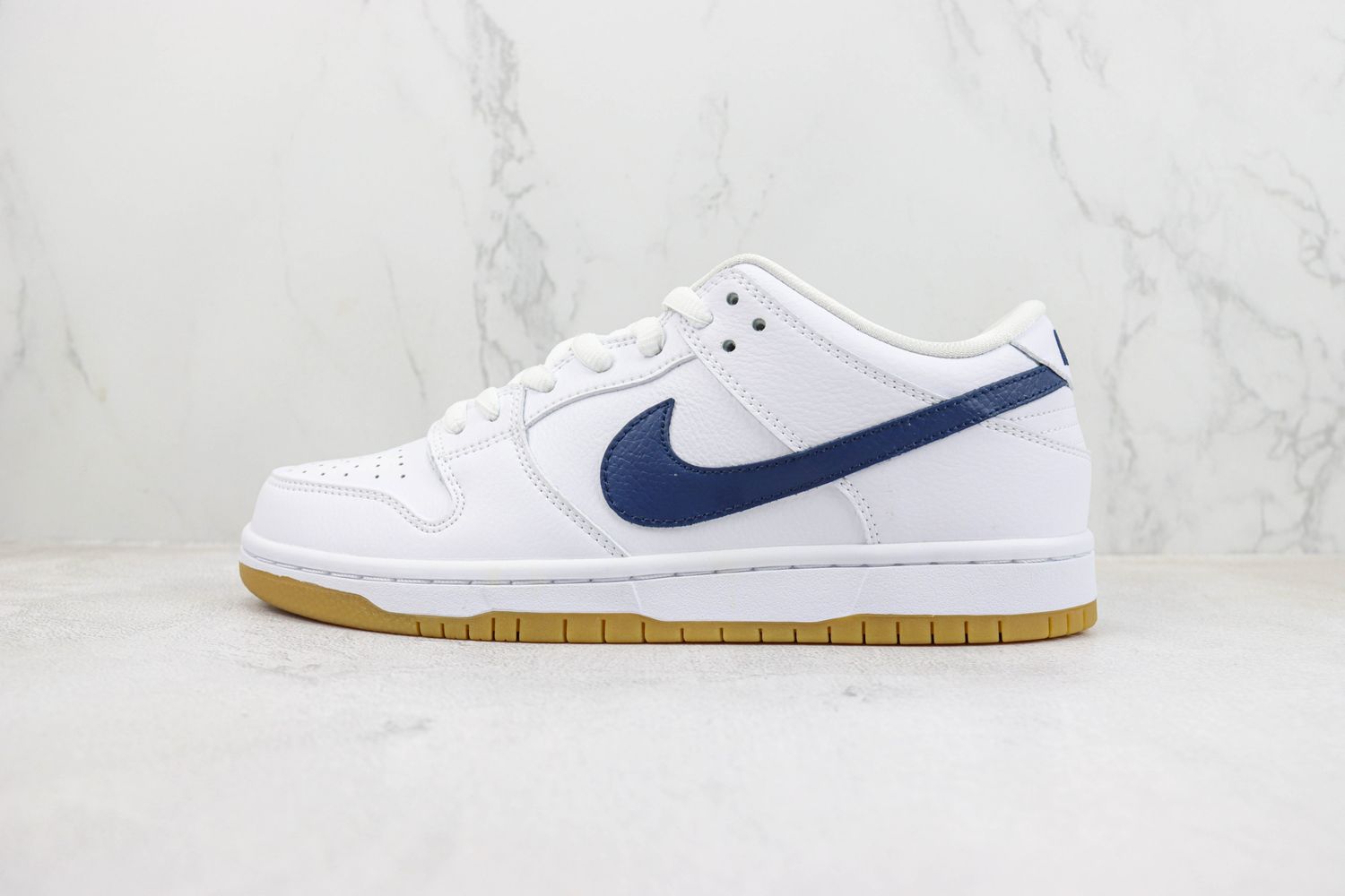 Nike SB Dunk Low Orange Label White Navy