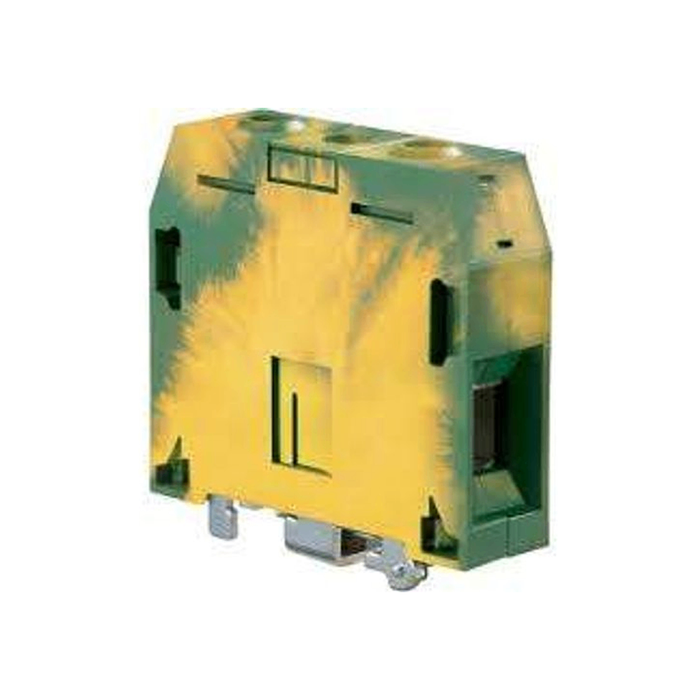 ZS70-PE Screw Clamp Terminal Block - Ground - Green/Yellow (Газардуулгын клемма) 1SNK522150R0000